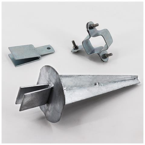 4 Set Di Montanti Longitudinali Per Pali Con Profilo A Z, Rete Di Protezione Da Animali Selvatici, Rete Per Zona Boschiva - Foto 1