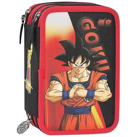 Dragon Ball - Astuccio Scuola Ufficiale Dragon Ball, Astuccio 3 Scomparti - Foto 1