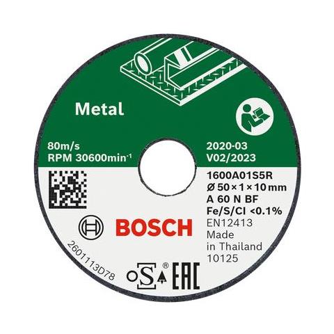 1 600 A01 S5y Accessorio Per Smerigliatrice Disco Per Tagliare - Foto 1