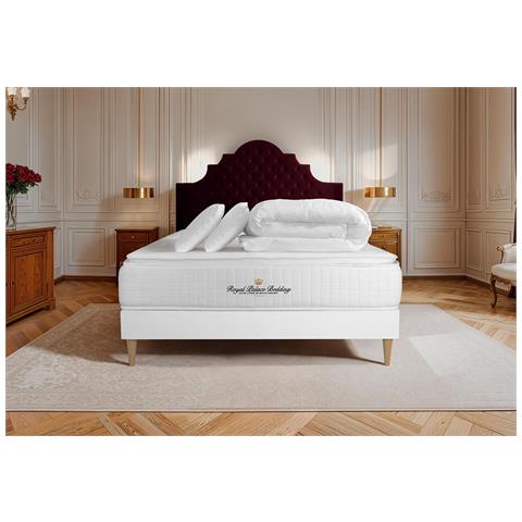 Pacchetto Letto Completo - Materasso 180x200cm + Box Spring Con Doghe (kit) + 2 Cuscini + Piumino - George V - Foto 1