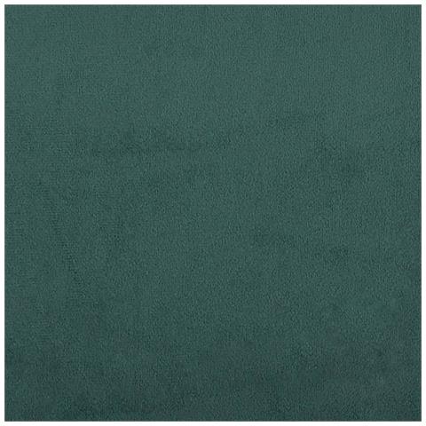 Cuscino Testiera Verde Scuro 160 cm in Velluto - Foto 9