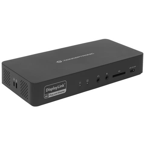 DONN31B replicatore di porte e docking station per laptop Cablato USB 3.2 Gen 2 (3.1 Gen 2) Type-C Nero - Foto 1