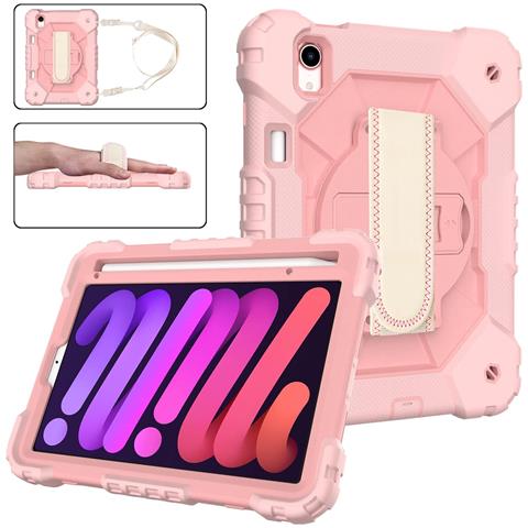 Custodia Per Ipad Pro 11/air 5/4 Con Supporto E Tracolla Rosa - Foto 1