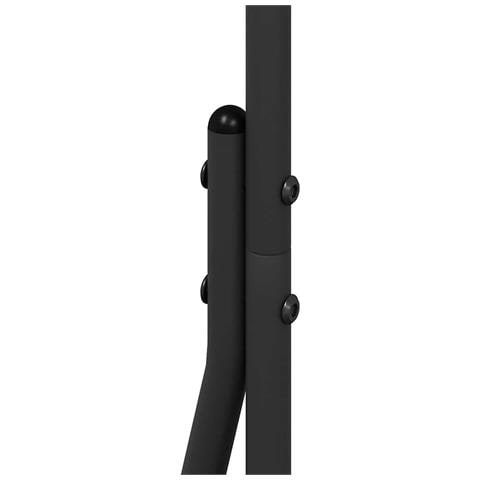 Stendibiancheria Nero 62 x 48 x 158 cm Acciaio - Foto 9