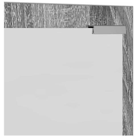 Appendiabiti a muro Grigio sonoma 100 x 10 x 100 cm - Foto 9