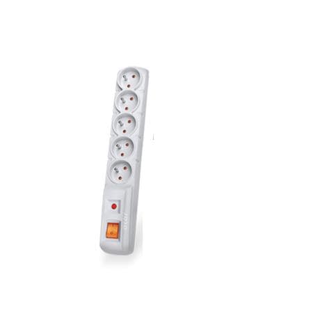 Acar F5 1.5m prolunghe e multiple 1,5 m 5 presa (e) AC Interno /esterno Grigio - Foto 1