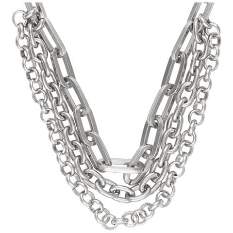 Collana In Argento ""a Tre Giri"" - Foto 2