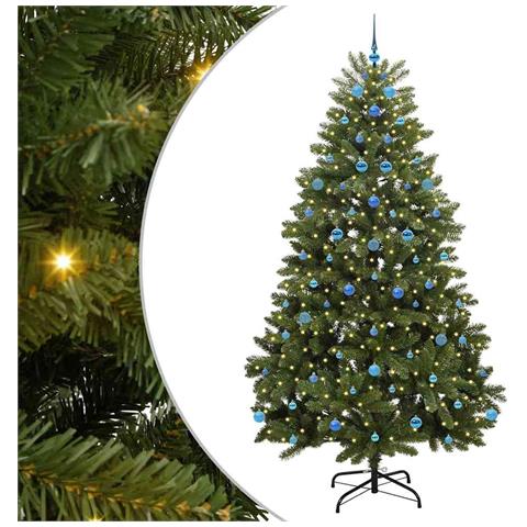 Albero di Natale artificiale Verde 240 cm PVC e Metallo - Foto 1