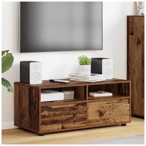 Mobile TV Legno vecchio 100 x 48 x 43 cm Legno multistrato - Foto 2