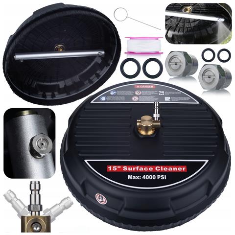 Set Di Accessori Per Idropulitrice Compatibile Con Kärcher K2-k7 - Spazzola Rotante T-racer 15"", Lancia 70cm 30°, Adattatore Bayonet 1/4"" - Foto 2