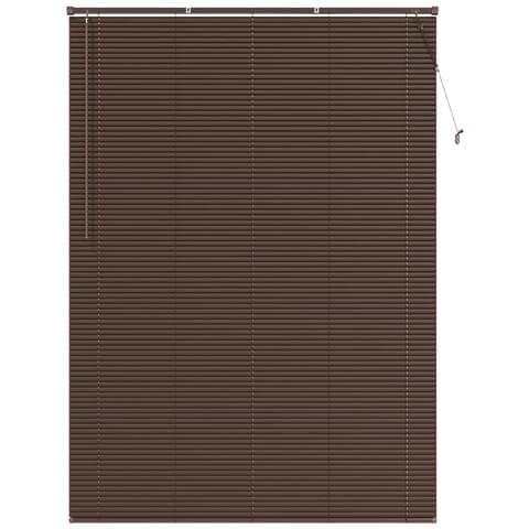 Tenda Veneziana Marrone Scuro con Motivo 213 x 160 cm PVC - Foto 1