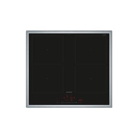 iQ500 ED645HQC1E piano cottura Nero, Acciaio inox Da incasso 60 cm Piano cottura a induzione 4 Fornello (i) - Foto 1