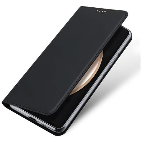 Cover per Galaxy S25 FE - Pelle /PU, Nero - Foto 2