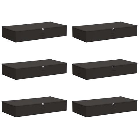 Scatola di Stoccaggio 6 pcs Antracite 100 x 50 x 18 cm - Foto 1