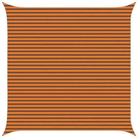 Vela da ombra solare Arancione e Marrone 5 x 5 m - Foto 1