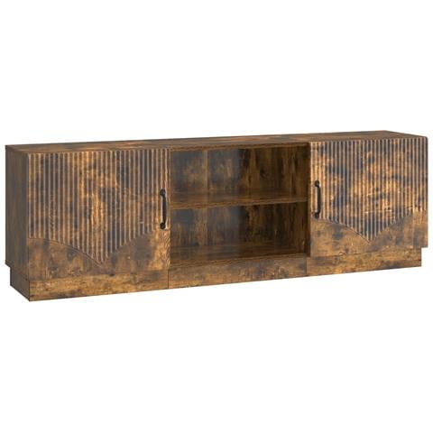 Mobile TV Rovere Fumo 150 x 31 x 47 cm Legno ingegnerizzato - Foto 1