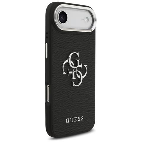 Custodia Per Iphone 17 Air Nera Texture Guess - Foto 1