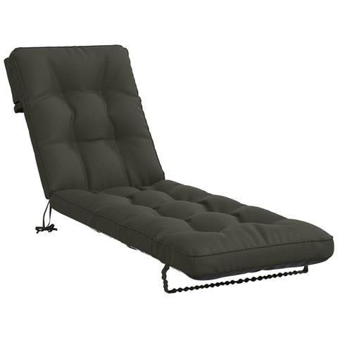 Cuscino per Lettino VIANEN 100% Poliestere Antracite - Foto 1