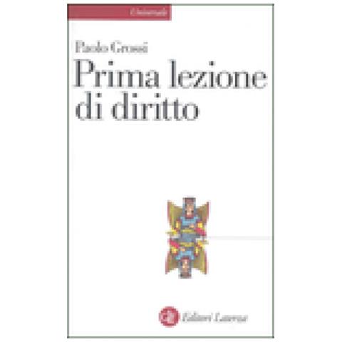 Paolo Grossi - Prima lezione di diritto - Foto 2