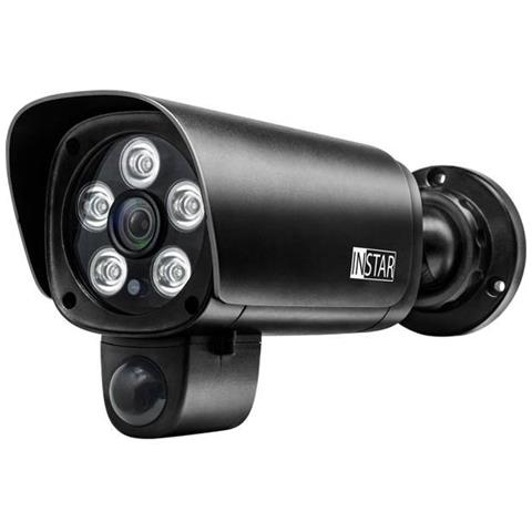 In-9008 Full Hd Poe Black Lan Ip Videocamera Di Sorveglianza 1920 X 1080 Pixel - Foto 1