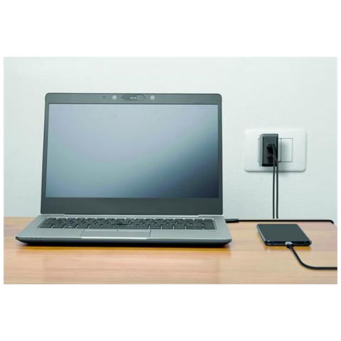 Caricabatt. Rete ACHITUSB2PD42K 42W nero - Foto 2