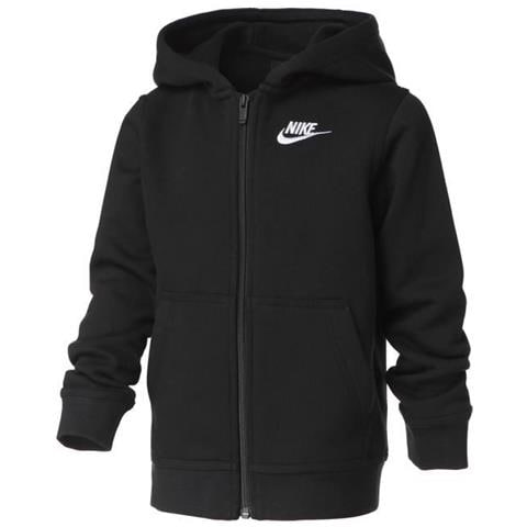 Giacca Con Cappuccio E Zip Nike Nsw Fz Club - Bambino - Nero - Foto 1