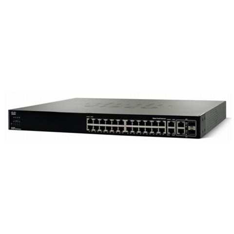 Ethernet Switch Cisco SFE2000 28 Porte Gestibile - 28 x RJ-45 - Porta Stack - 2 x Slot espansione - 10/100/1000Base-T, 10/100Base-TX - Foto 1