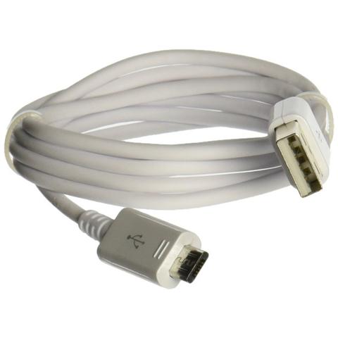 USB / microUSB, Micro-USB A, USB A, Maschio / maschio, Bianco - Foto 1