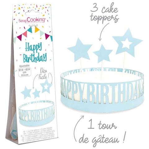 Buon Compleanno Decorazione Torta Di Carta - Foto 1