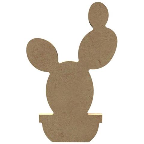 Cactus A Palla In Legno Mdf Per Decorare - 15 Cm - Foto 1