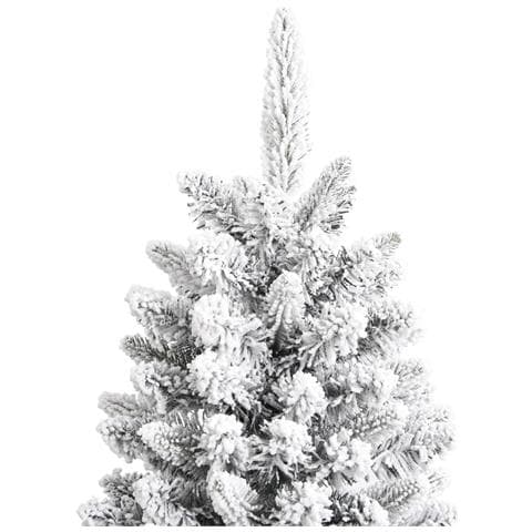 Albero Di Natale Artificiale Con Neve Floccata 210 Cm Pvc E Pe - Foto 10