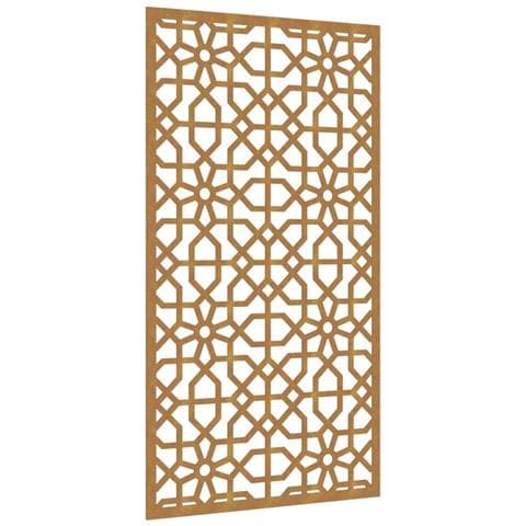 Decorazione Muro Da Giardino 105x55 Cm Moresco Acciaio Corten - Foto 2