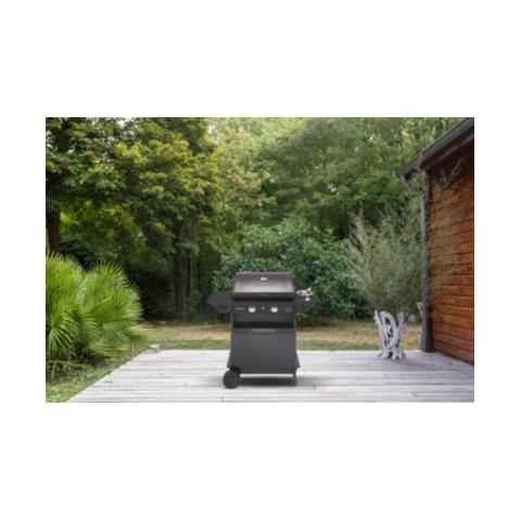 Barbecue a Gas XPERT 200 LS Plus con Forno Grill Ffornello Laterale Nero - Foto 2
