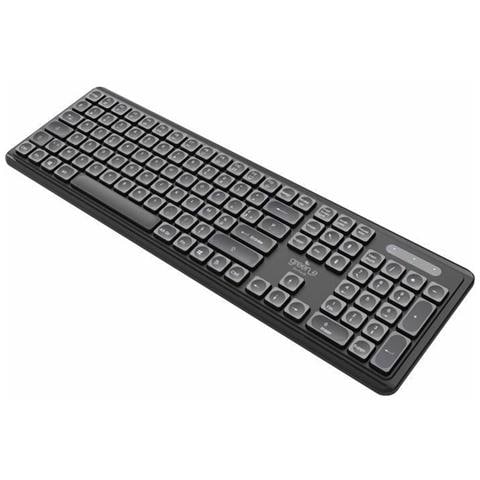 Tastiera Con cavo e senza cavo 3760259014445 per Ufficio (Layout Francese AZERTY) Colore Nero - Foto 2