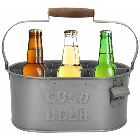 Cesta Decorativa Portabottiglie 35,5 X 16 X 19,5 Cm (6 Unità) - Foto 4