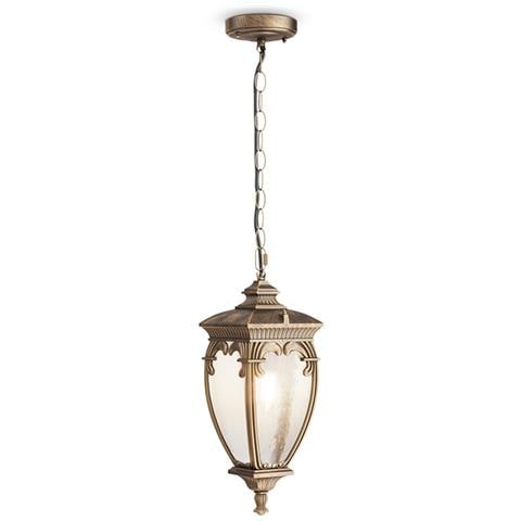 Lampada A Soffitto Classica Da Esterno Alluminio Oro 1 Luce E27 60w Ip44 - Foto 1