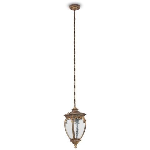 Lampada A Soffitto Classica Da Esterno Alluminio Oro 1 Luce E27 60w Ip44 - Foto 2
