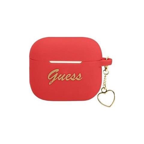 Indovina Gua3lschsr Airpods 3 Custodia Rossa /rossa Silicone Charm Collezione Heart - Foto 1