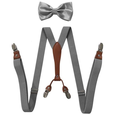 Bretelle Elastiche A 4 Clip Darkgrey - Foto 1