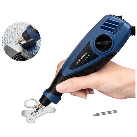 Incisore Elettrico Per Incisione Lettere Numeri Decorazione Legno Disegno Vetro - Foto 2