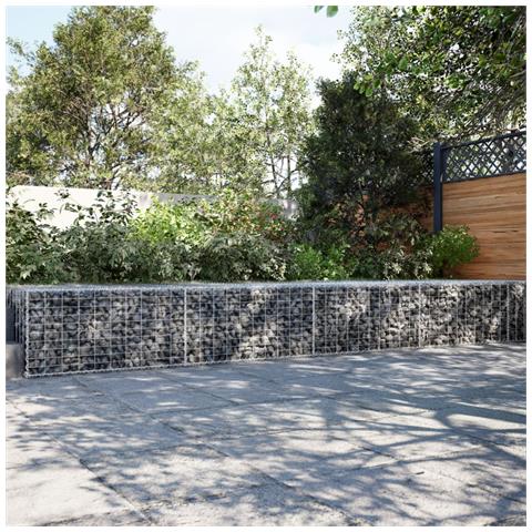 Cesto Gabbione Con Copertura 1100x100x50 Cm In Ferro Zincato - Foto 1