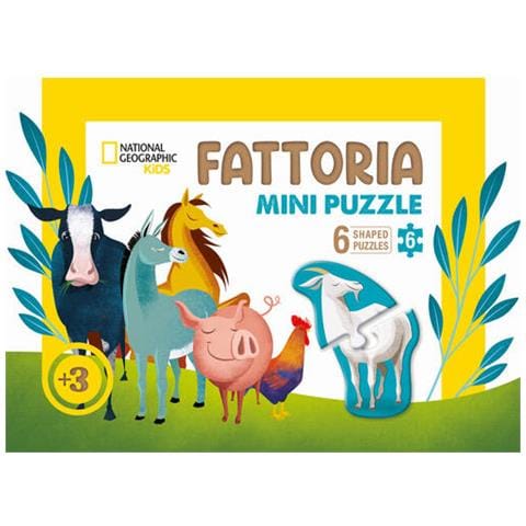 Anna Láng - Fattoria mini puzzle. 6 puzzle sagomati. Ediz. a colori - Foto 1