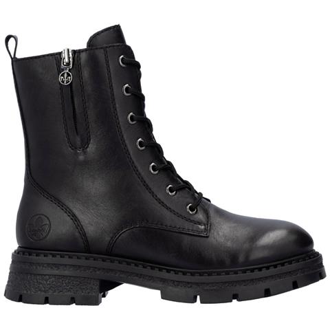 Black Casual Closed Ladies Mid Height Boots Stivaletti Pelle Scarpe Donna Nero Eu 38, Z9804-00 - Foto 3