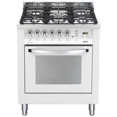 Cucina Elettrica PBP76MFT /C 5 Fuochi a Gas con Forno Elettrico Multifunzione Classe A Dimensioni 70 cm Colore Bianco - Foto 1