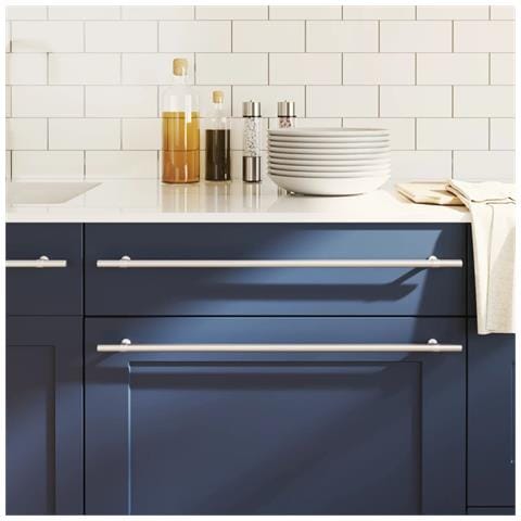 Maniglie Per Mobili 20 Pz Argento 480 Mm In Acciaio Inox - Foto 1