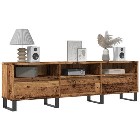 Mobile Porta Tv Legno Antico 150x30x44,5 Cm Legno Multistrato - Foto 1