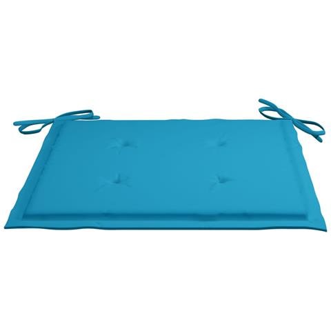 Sedie Da Giardino Con Cuscini 4 Pz In Legno Massello Di Teak - Foto 8