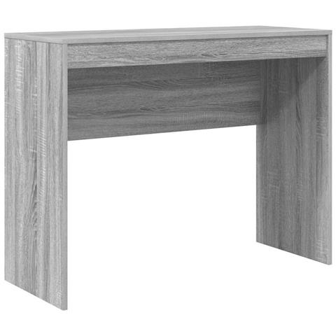 Scrivania per Computer Grigio sonoma MDF 100 x 40 x 76 cm - Foto 1