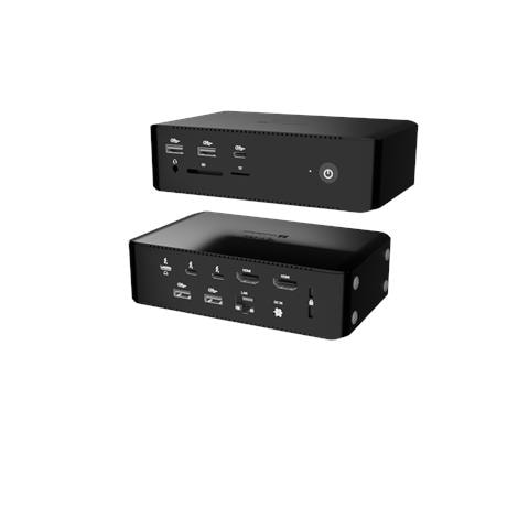 Thunderbolt5 Quattro Display Docking Station, 5x USB, 2.5 GLAN + Power Delivery 140W - Foto 1