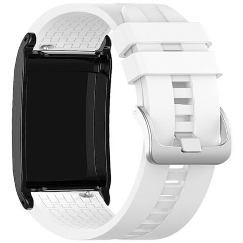 Cinturino In Silicone Bianco Compatibile Con Whoop 5.0/whoop 4.0 Con Design A Griglia - Foto 1